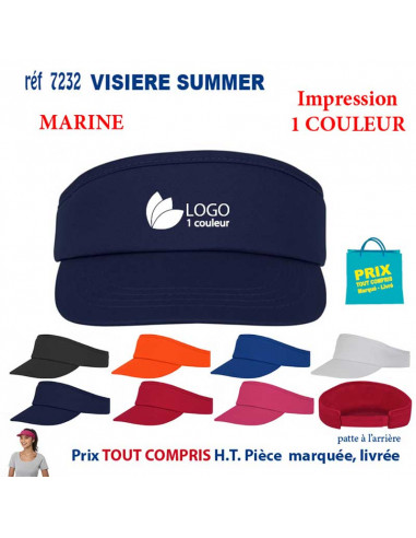 VISIERE SUMMER REF 7232 7232 CASQUETTES ADULTES  5,57 €