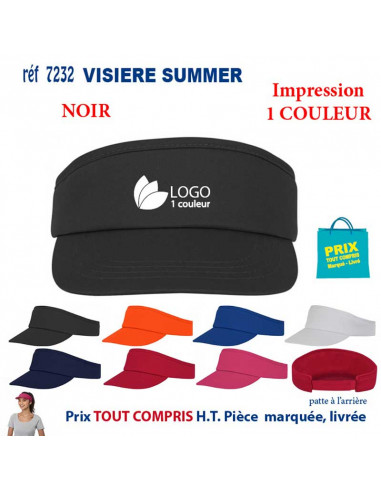 VISIERE SUMMER REF 7232 7232 CASQUETTES ADULTES  5,57 €