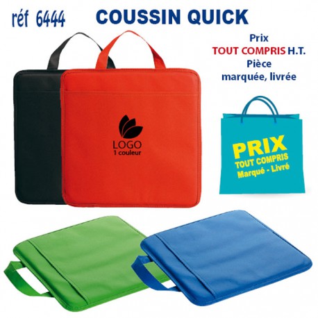 COUSSIN QUICK REF 6444 6444 SUPPORTERS : OBJETS PUBLICITAIRES  3,96 €