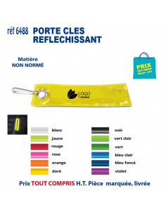 PORTE CLES REFLECHISSANT COLOR REF 6488 6488 PORTE CLES PLASTIQUE  0,42 €