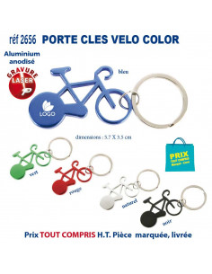 PORTE CLES VELO COLOR REF 2656 2656 PORTE CLES EN METAL  0,73 €