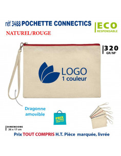 POCHETTE CONNECTIX REF 3488 3488 POCHETTE - PORTE ETIQUETTE BAGAGE  1,77 €