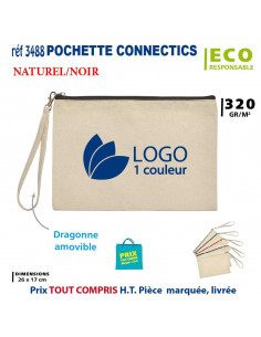 POCHETTE CONNECTIX REF 3488 3488 POCHETTE - PORTE ETIQUETTE BAGAGE  1,77 € 2