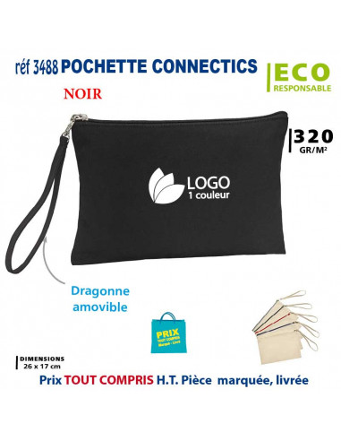 POCHETTE CONNECTIX REF 3488 3488 POCHETTE - PORTE ETIQUETTE BAGAGE  1,77 €