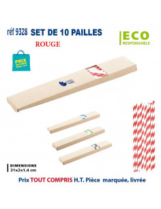 SET DE 10 PAILLES REF 9328 9328 pailles  0,42 € 2