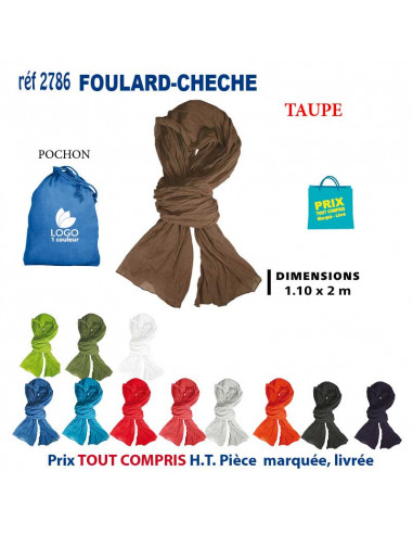 FOULARD-CHECHE REF 2786 2786 ECHARPES  10,19 €