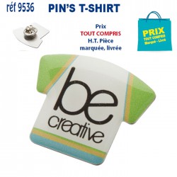 PIN S T SHIRT REF 9536 9536 SUPPORTERS : OBJETS PUBLICITAIRES  0,60 €