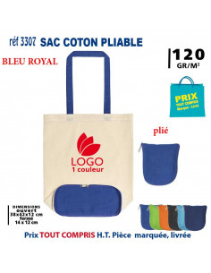 SAC COTON PLIABLE REF 3307 3307 SACS PLIABLES  2,91 € 2