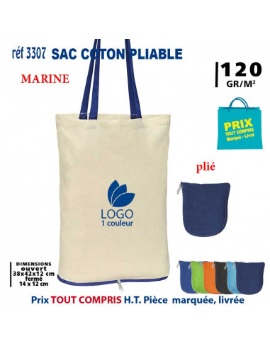 SAC COTON PLIABLE REF 3307 3307 SACS PLIABLES  2,91 €