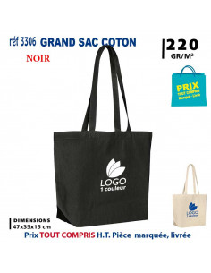GRAND SAC COTON REF 3306 3306 SACS SHOPPING - TOTEBAG  3,15 € 2