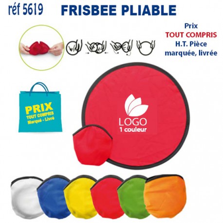 FRISBEE PLIABLE REF 5619 5619 LOISIRS - PLAGE : OBJET PUBLICITAIRE  1,48 €