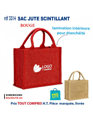 SAC JUTE ANSES RONDES REF 3314 3314 SACS PUBLICITAIRES  6,06 €