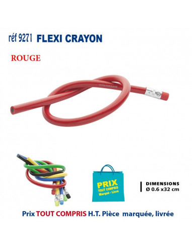 FLEXI CRAYON REF 9271 9271 Stylos Divers : pointeur laser, stylo lampe...  0,97 €