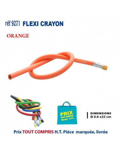 FLEXI CRAYON REF 9271 9271 Stylos Divers : pointeur laser, stylo lampe...  0,97 €