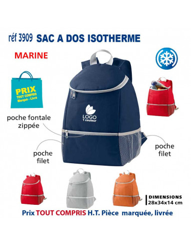 SAC A DOS ISOTHERME REF 3909 3909 GLACIERES - SACS ISOTHERMES  19,76 €