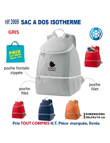SAC A DOS ISOTHERME REF 3909 3909 GLACIERES - SACS ISOTHERMES  19,76 €