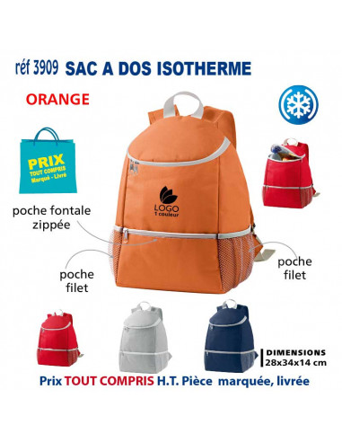 SAC A DOS ISOTHERME REF 3909 3909 GLACIERES - SACS ISOTHERMES  19,76 €