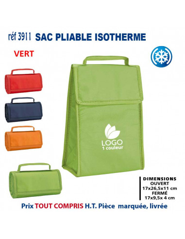 SAC PLIABLE ISOTHERME REF 3911 3911 GLACIERES - SACS ISOTHERMES  4,31 €