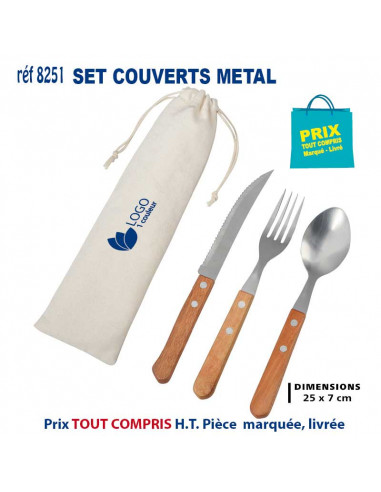 SET COUVERTS METAL REF 8251 8251 CUISINE : OBJETS PUBLICITAIRES  4,22 €