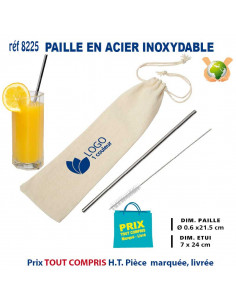 PAILLE EN ACIER INOXYDABLE REF 8225 8225 pailles  3,09 €