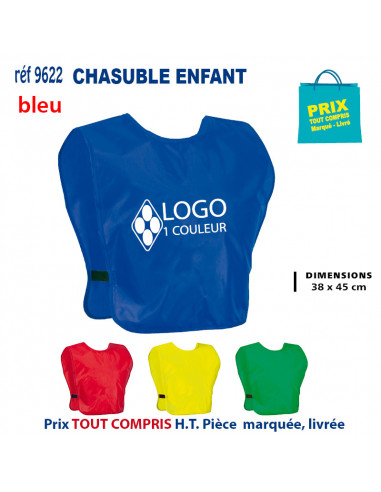 CHASUBLE ENFANT REF 9622 9622 JEUX - ENFANTS : OBJETS PUBLICITAIRES  5,09 €