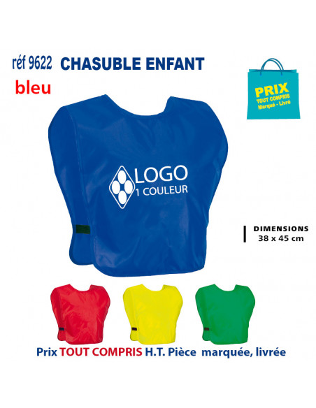 CHASUBLE ENFANT REF 9622 9622 JEUX - ENFANTS : OBJETS PUBLICITAIRES  5,09 €