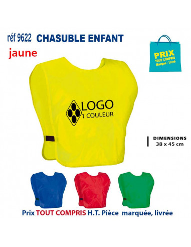 CHASUBLE ENFANT REF 9622 9622 JEUX - ENFANTS : OBJETS PUBLICITAIRES  5,09 €