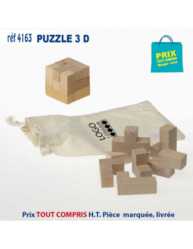 PUZZLE 3D REF 4163 4163 JEUX - ENFANTS : OBJETS PUBLICITAIRES  2,98 €