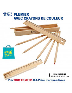 PLUMIER AVEC CRAYONS DE COULEUR REF 9272 9272 JEUX - ENFANTS : OBJETS PUBLICITAIRES  4,55 €