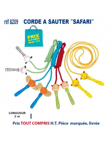 CORDE A SAUTER SAFARI REF 8209 8209 JEUX - ENFANTS : OBJETS PUBLICITAIRES  3,16 €