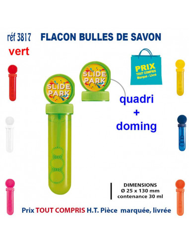 FLACON BULLES DE SAVON REF 3817 3817 JEUX - ENFANTS : OBJETS PUBLICITAIRES  2,20 €