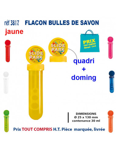 FLACON BULLES DE SAVON REF 3817 3817 JEUX - ENFANTS : OBJETS PUBLICITAIRES  2,20 €