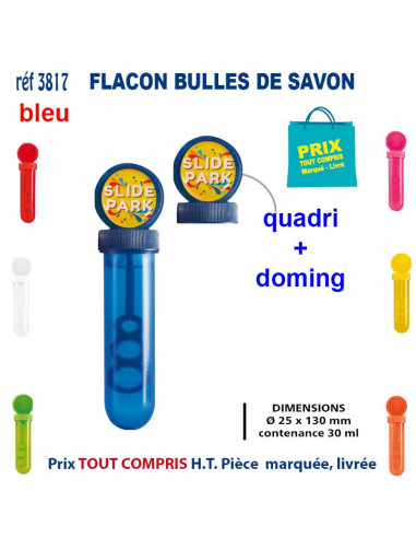 FLACON BULLES DE SAVON REF 3817 3817 JEUX - ENFANTS : OBJETS PUBLICITAIRES  2,20 €