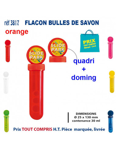 FLACON BULLES DE SAVON REF 3817 3817 JEUX - ENFANTS : OBJETS PUBLICITAIRES  2,20 €