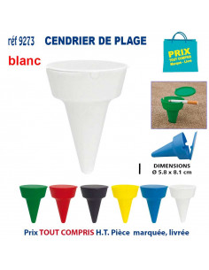 CENDRIER DE PLAGE REF 9273 9273 BRIQUETS PUBLICITAIRES - ALLUME TOUT  1,93 € 2