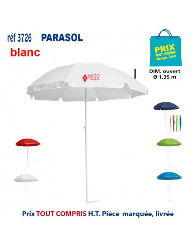 PARASOL REF 3726 3726 LOISIRS - PLAGE : OBJET PUBLICITAIRE  15,20 €