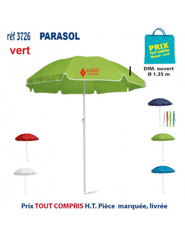 PARASOL REF 3726 3726 LOISIRS - PLAGE : OBJET PUBLICITAIRE  15,20 €