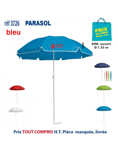 PARASOL REF 3726 3726 LOISIRS - PLAGE : OBJET PUBLICITAIRE  15,20 €