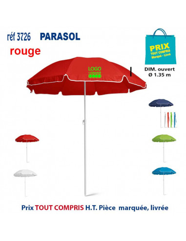 PARASOL REF 3726 3726 LOISIRS - PLAGE : OBJET PUBLICITAIRE  15,20 €