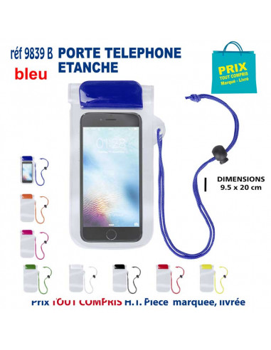 PORTE TELEPHONE ETANCHE REF 9839B 9839B POCHETTE - PORTE ETIQUETTE BAGAGE  2,51 €