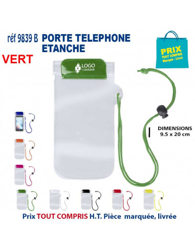 PORTE TELEPHONE ETANCHE REF 9839B 9839B POCHETTE - PORTE ETIQUETTE BAGAGE  2,51 €