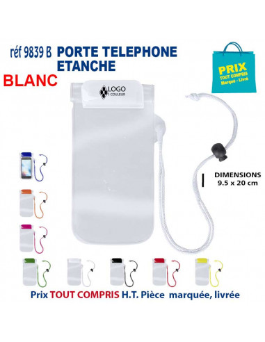 PORTE TELEPHONE ETANCHE REF 9839B 9839B POCHETTE - PORTE ETIQUETTE BAGAGE  2,51 €