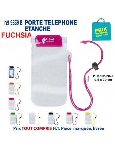 PORTE TELEPHONE ETANCHE REF 9839B 9839B POCHETTE - PORTE ETIQUETTE BAGAGE  2,51 €