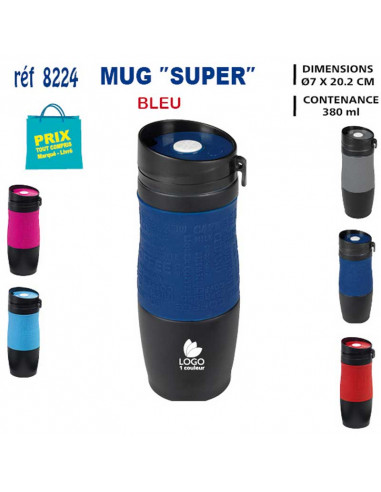 MUG SUPER REF 8224 8224 MUGS GOBELETS PUBLICITAIRES PERSONNALISES  8,79 €