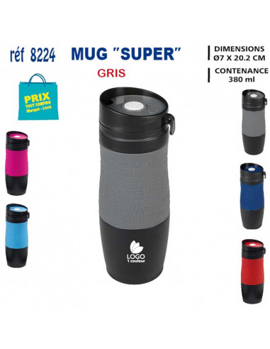 MUG SUPER REF 8224 8224 MUGS GOBELETS PUBLICITAIRES PERSONNALISES  8,79 €