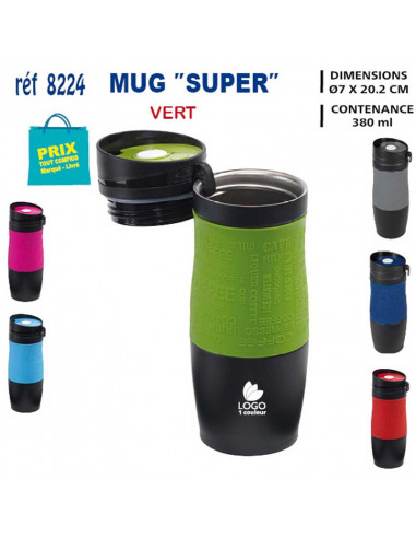 MUG SUPER REF 8224 8224 MUGS GOBELETS PUBLICITAIRES PERSONNALISES  8,79 €