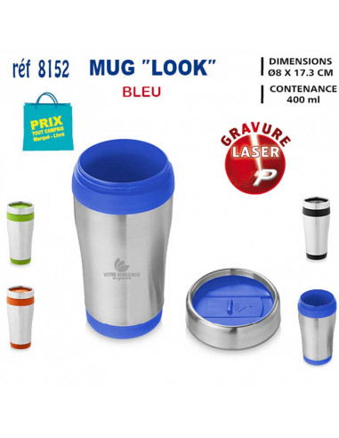 MUG LOOK REF 8152B 8152B MUGS GOBELETS PUBLICITAIRES PERSONNALISES  5,84 €