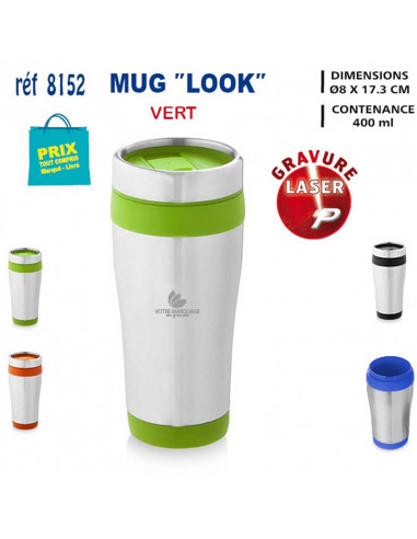 MUG LOOK REF 8152B 8152B MUGS GOBELETS PUBLICITAIRES PERSONNALISES  5,84 €