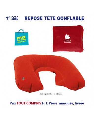 REPOSE-TETE GONFLABLE REF 5686 5686 VOYAGE : OBJET PUBLICITAIRE  3,63 €