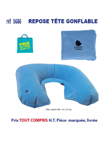 REPOSE-TETE GONFLABLE REF 5686 5686 VOYAGE : OBJET PUBLICITAIRE  3,63 €